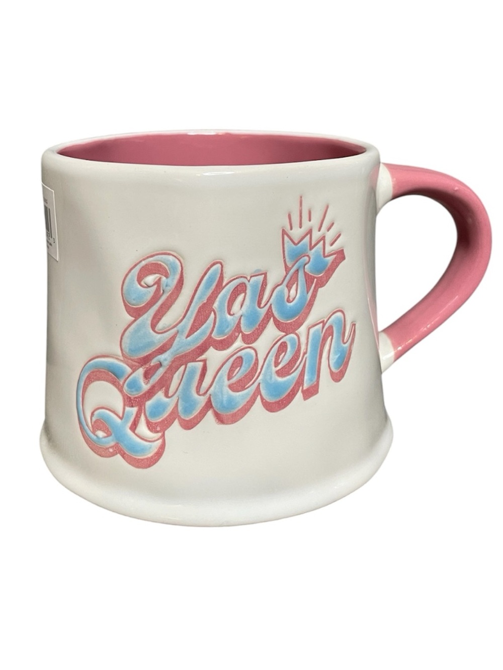 20oz ‘Yas Queen’ Spectrum Designz Oversized Ceramic Mug w/ Crown Accent